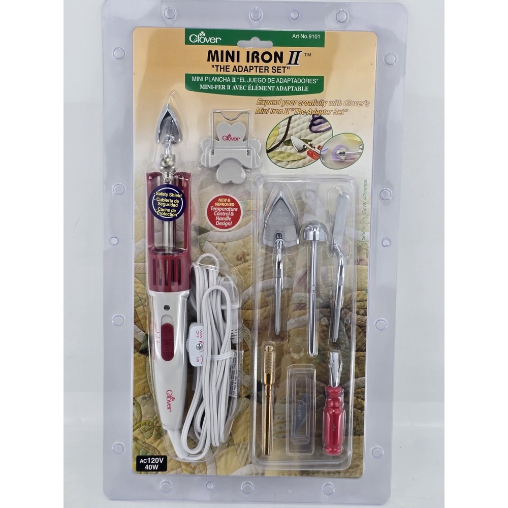 Clover Mini Iron II The Adapter Set 9101 - NEW SEALED